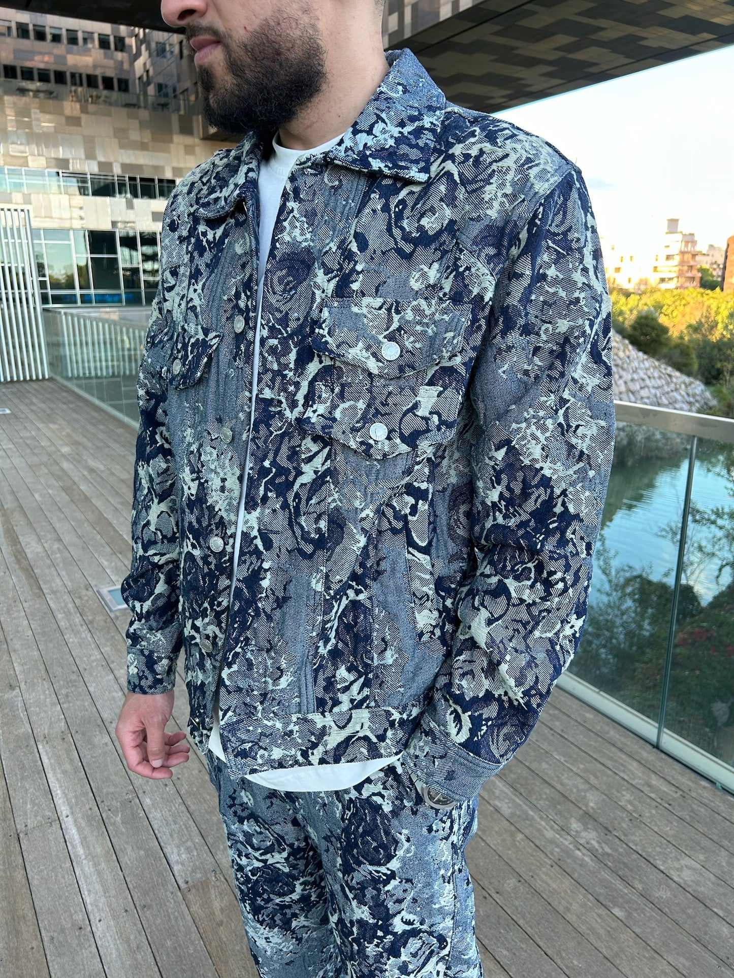 ENSEMBLE GARDEN BLEU