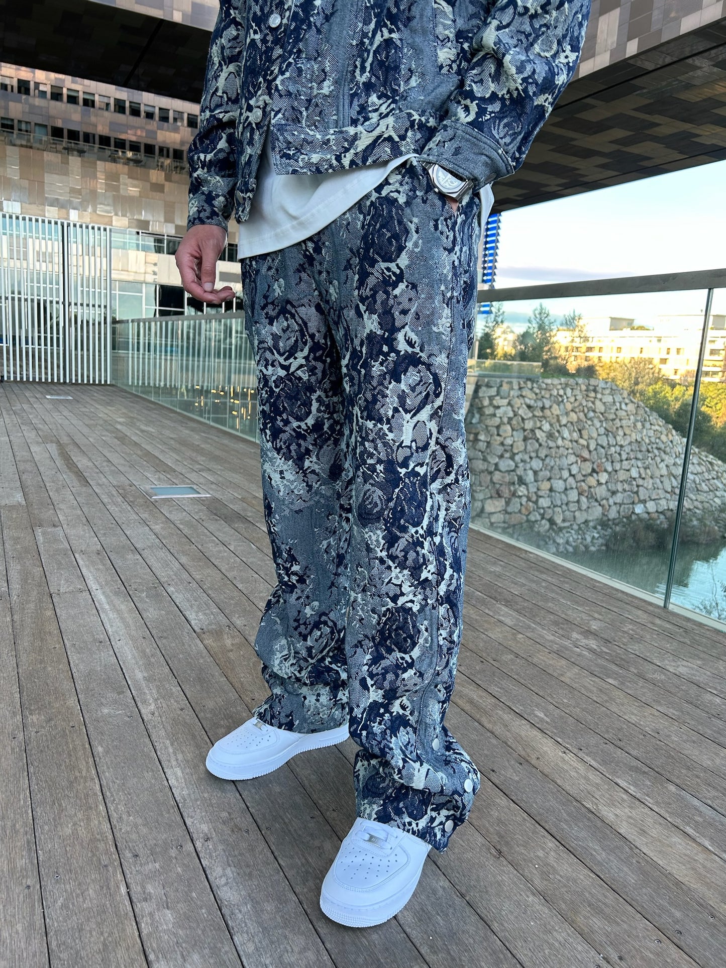ENSEMBLE GARDEN BLEU