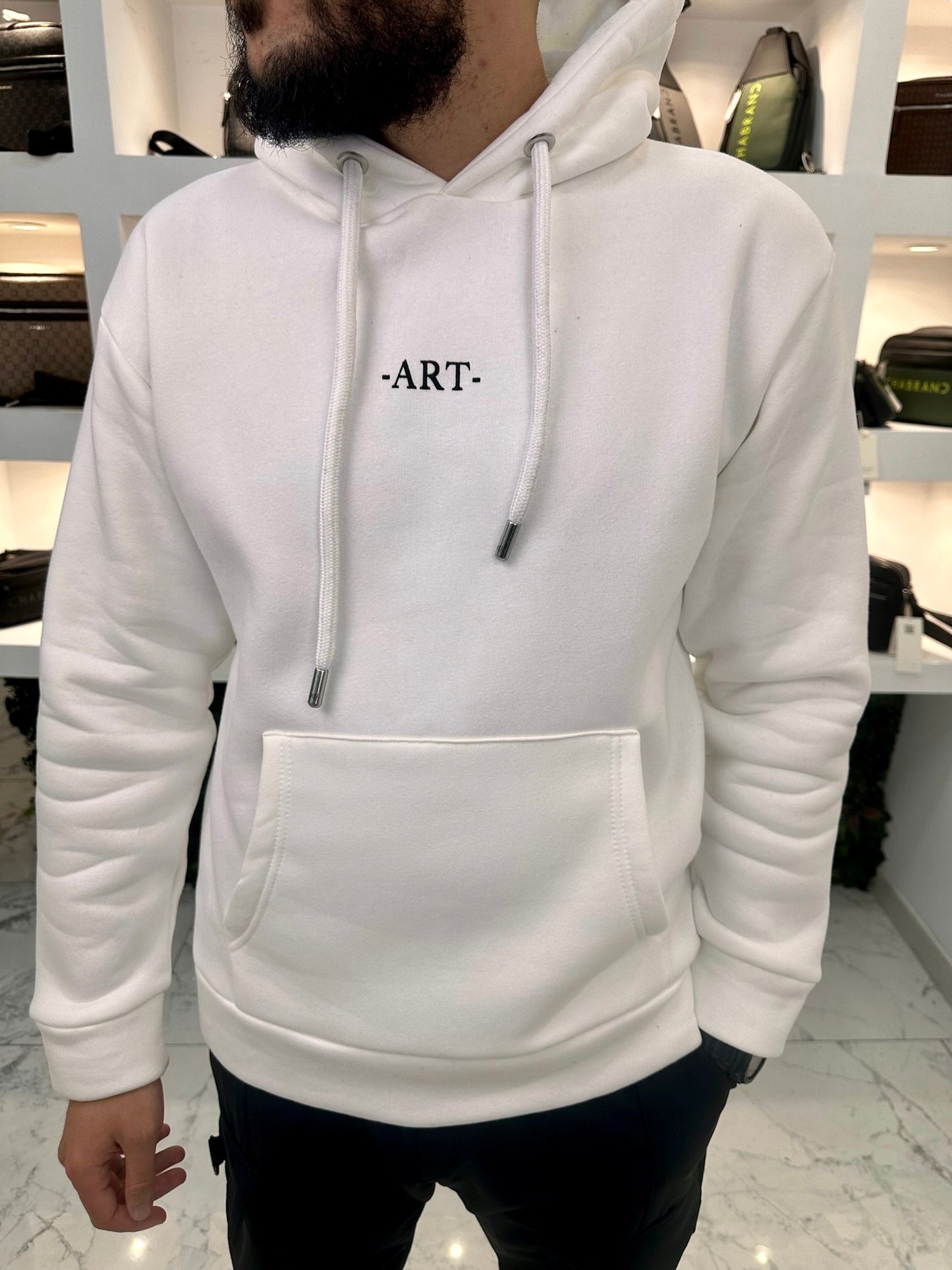 SWEAT ART BLANC