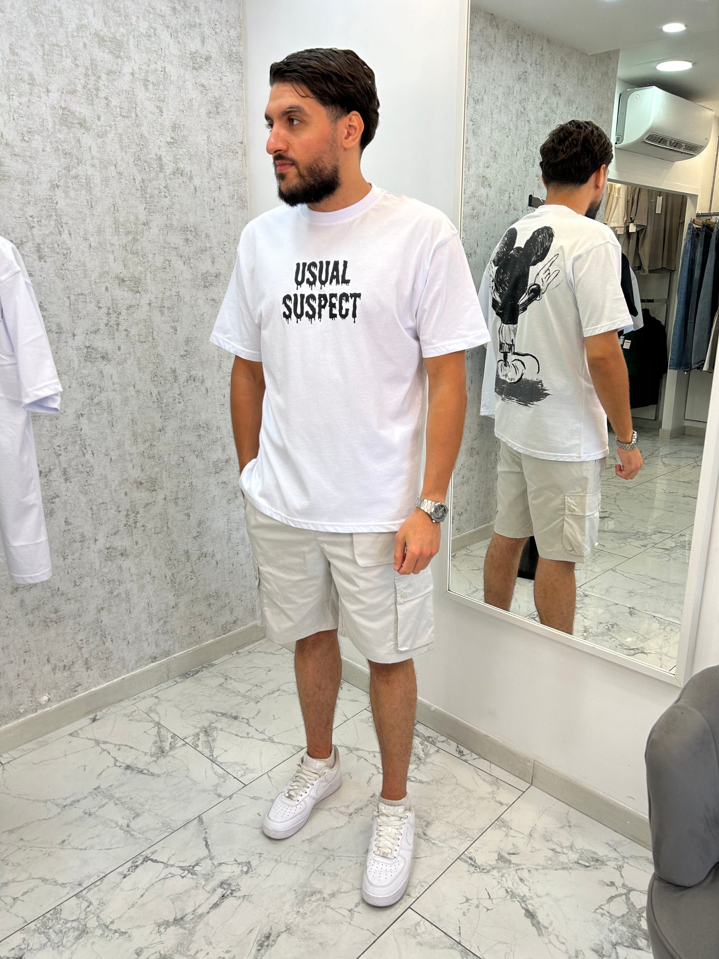 SHORT SEYA GRIS