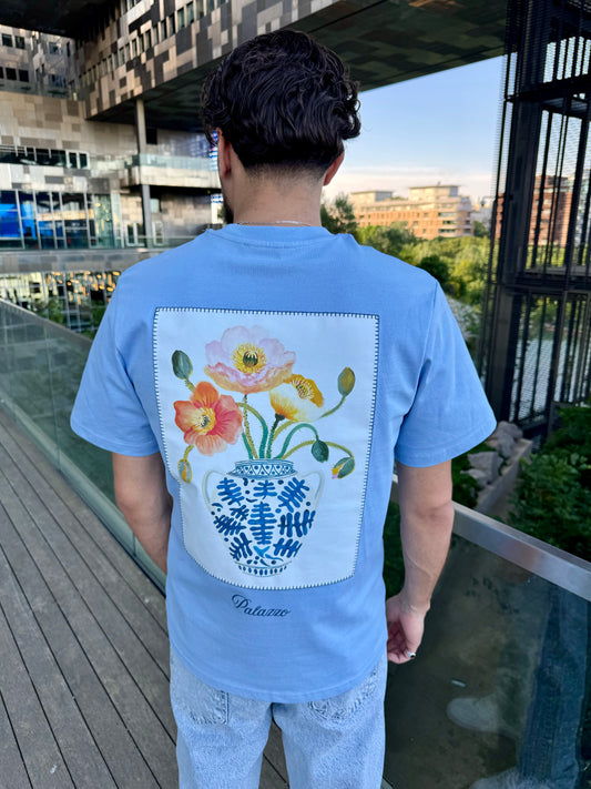 T-SHIRT VAZA BLEU