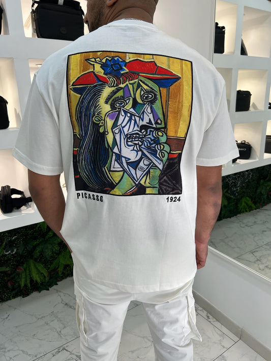 T-SHIRT PICASSO BLANC