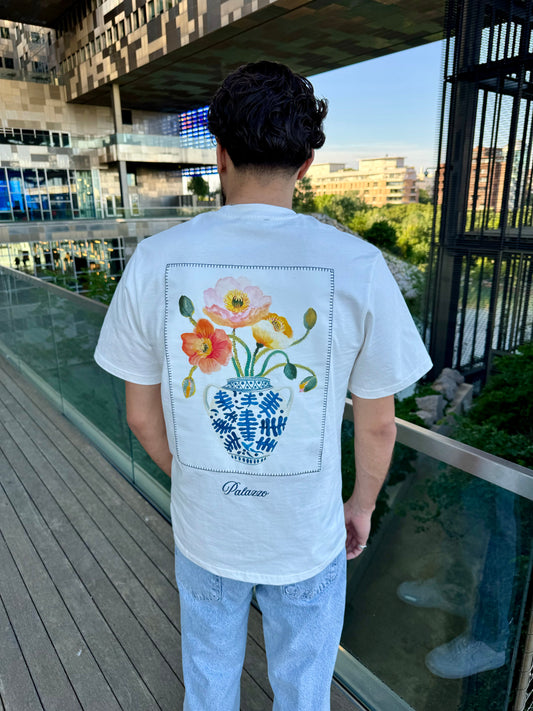 T-SHIRT VAZA BLANC