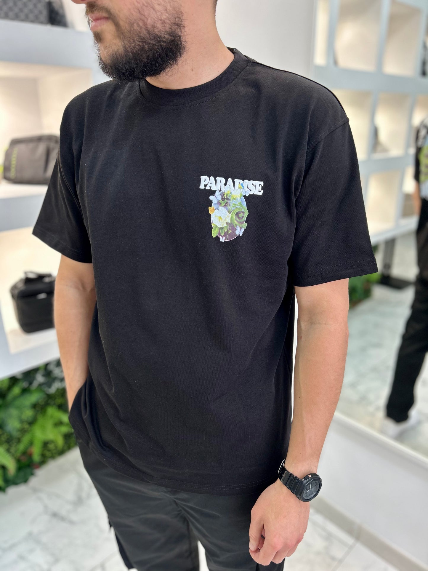 T-SHIRT PARADISE NOIR