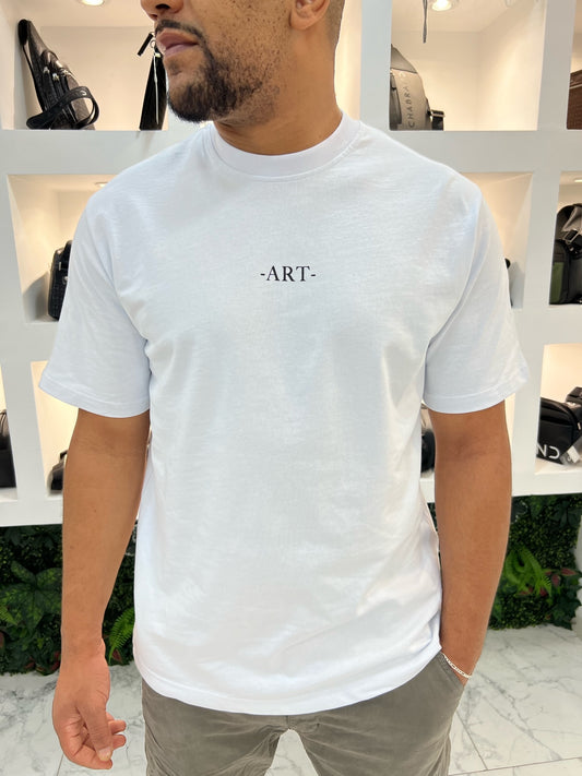 T-SHIRT ART BLANC