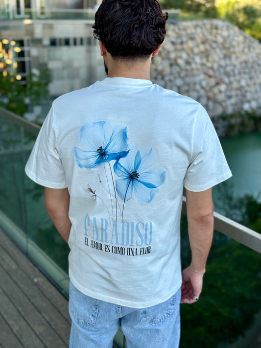 T-SHIRT PARADISO BLANC