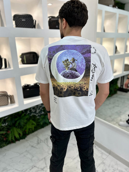 T-SHIRT MOON ECRU